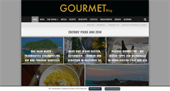 Desktop Screenshot of gourmet-blog.de