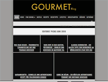 Tablet Screenshot of gourmet-blog.de